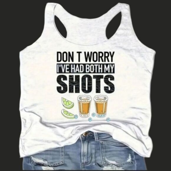 Printed Loose Tank Top sz XXL - Picture 1 of 6